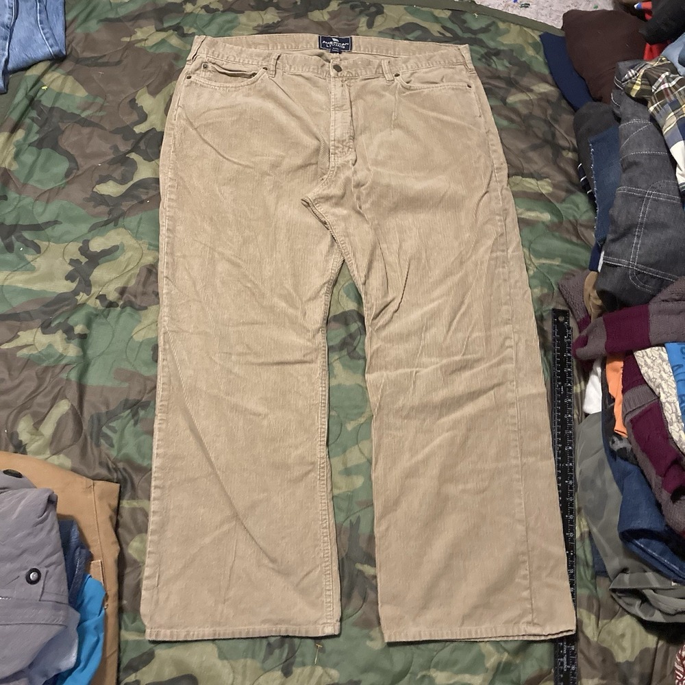 American Living Corduroy Pants Baggy Wide‎ Leg Vtg Men's 40/29